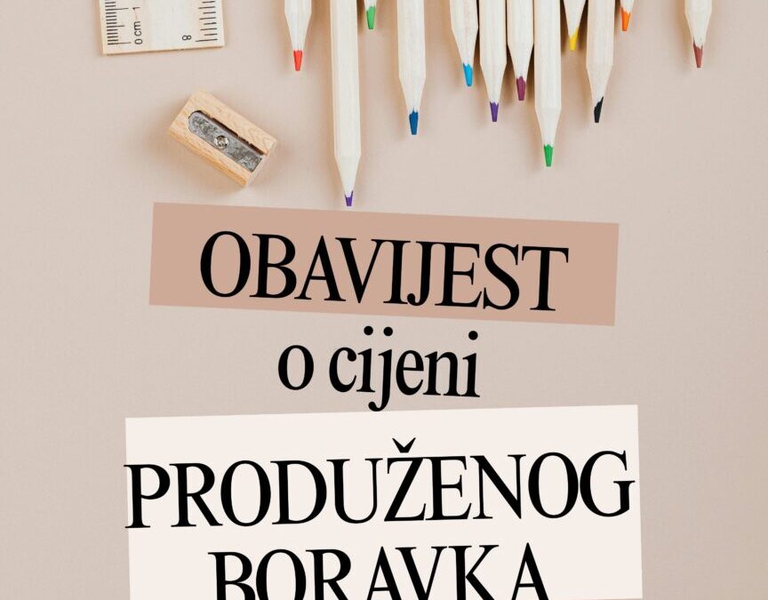 Obavijest za roditelje