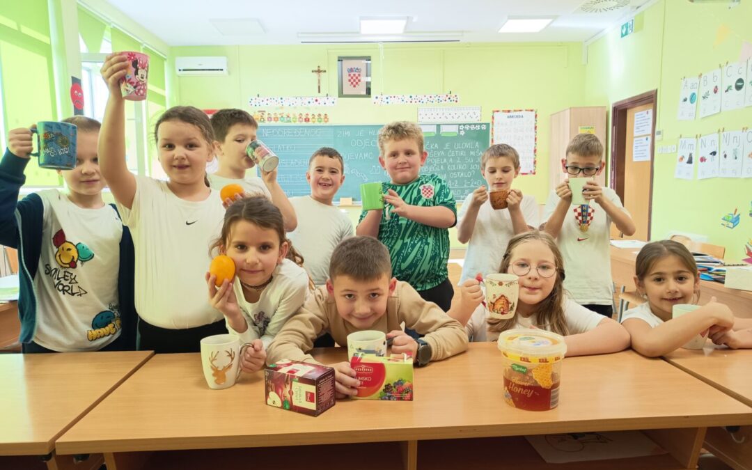 Čajanka u 1.b