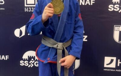Veliki uspjeh našeg učenika – Erik Kovač na Europskom prvenstvu u Jiu Jitsu