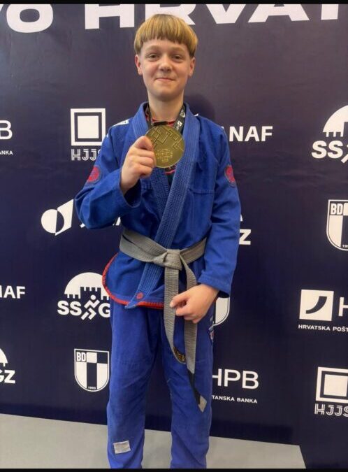Veliki uspjeh našeg učenika – Erik Kovač na Europskom prvenstvu u Jiu Jitsu