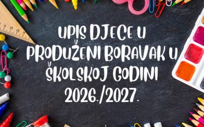 Upis u program produženog boravka